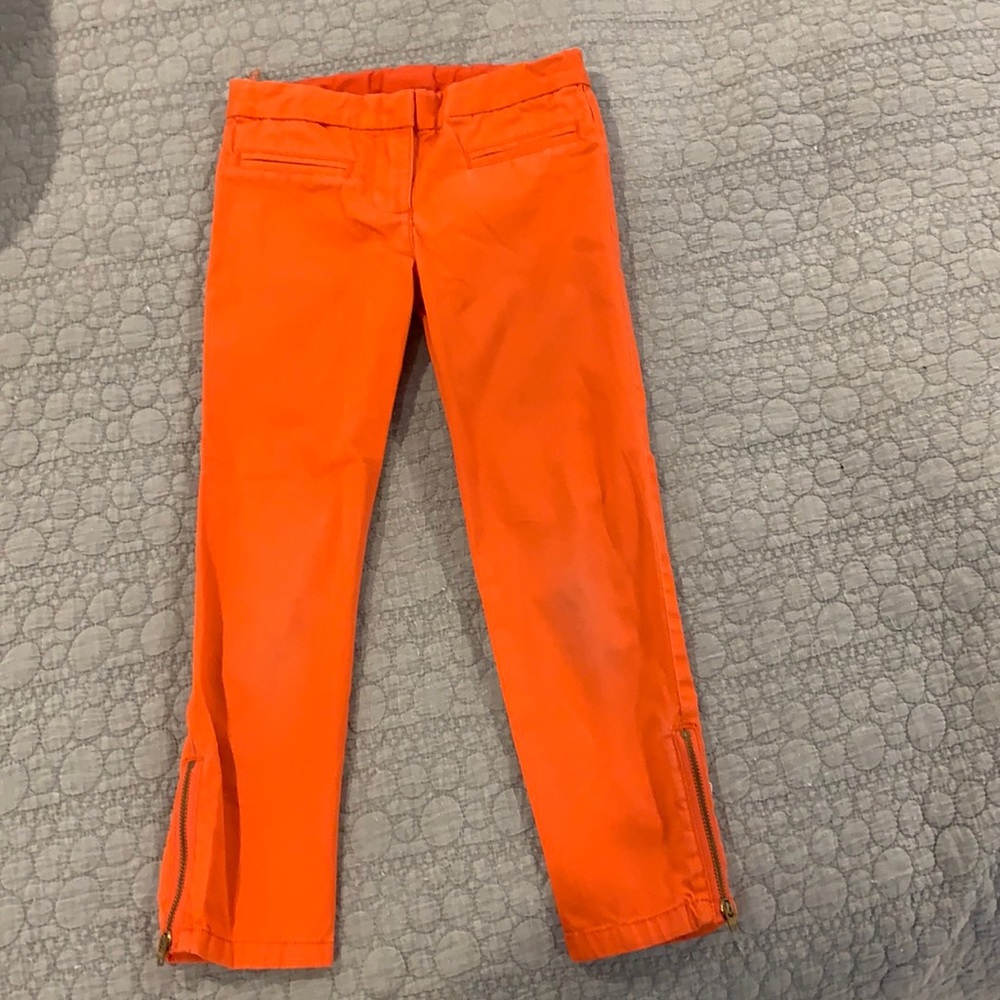 Crewcuts reddish orange pants -  size 7